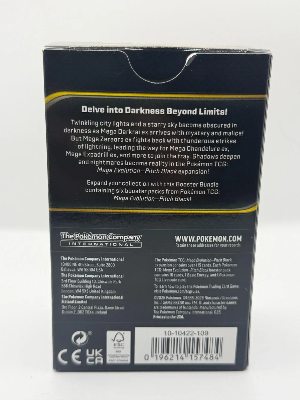 Pokémon TCG: Mega Evolution—Pitch Black Booster Bundle